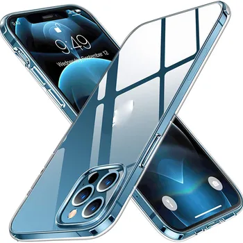 Skaidrus Aišku, Silikono TPU Minkštas Telefono dėklas Skirtas iPhone 12 11 Pro Max XS XR X 7 8 SE 2020 6 6S Plius Atgal Padengti