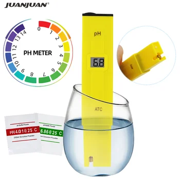 Skaitmeninis PH-Metras Pocket Pen Vandens Kokybės Testeris Priemonė Asortimentą 0.0-14.0 pH Analizatorius Geriamojo Baseinas Akvariumas 40%nuolaida