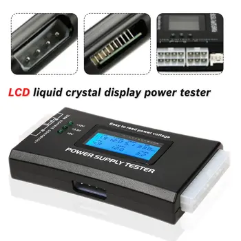 Skaitmeninė elektros energijos Tiekimo Testeris LCD PC Kompiuteris Patikrinti, ar Greito Maitinimo Galios Matavimo Diagnostikos Įrankis