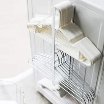 Skalbimo mašina šoninės sienos stovas Magnetas vonios kambarys rūbams organizatorius pakaba Balkonas kablys magnetinio stalčiuko