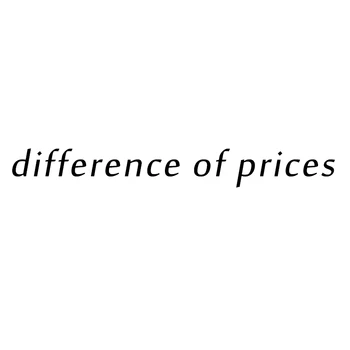 Skirtumas dėl kainos