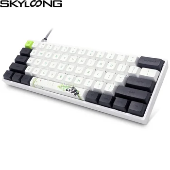 Skyloong SK61 Panda 61 Klavišų Hot Swap Mechaninė Klaviatūra RGB Apšvietimu ir 