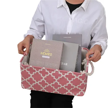 Slyvų Modelis Saugojimo Krepšys Medvilnės Virvė Nešiojamų Darbalaukio Įvairenybės Apdailos Rėmelį, Medvilnės ir Lino Skalbimo Būgnas Skalbinių Krepšį