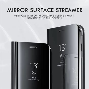 Smart Veidrodis, Flip Telefonas Atveju, Motorola 30 Pastaba G7 G8 Galia Litro Odinis Stovėti Padengti G9 Žaisti E5 E7 Plius Apsauginis Apvalkalas