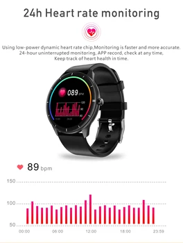 Smartwatch Temperatūra, Širdies ritmo Monitorius Kraujo Spaudimo Matavimas 
