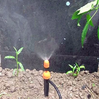 Sode Reguliuojamas Automatinis Lašinamas Drėkinimo Ir Drėkinantis Purškimo Rinkiniu Su Vandens Laikmatis Daržovių, Gėlių Laistymo Įranga