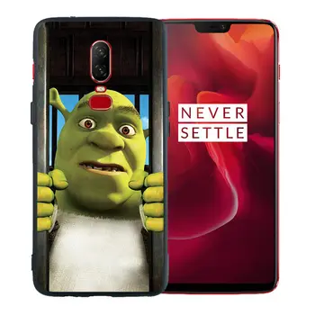 Soft,Silicone,Luxury,Moive,Shrek,Coon,Phone,Case,For,Oneplus,7,Pro,Case,6,5,For,Oneplus,6T,Cover,For,Oneplus,5T,Coque,Black,Etui