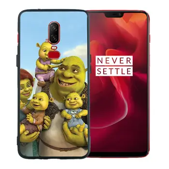 Soft,Silicone,Luxury,Moive,Shrek,Coon,Phone,Case,For,Oneplus,7,Pro,Case,6,5,For,Oneplus,6T,Cover,For,Oneplus,5T,Coque,Black,Etui