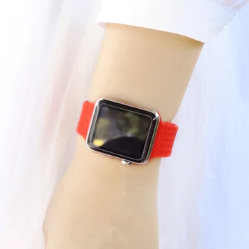Solo Kilpos diržas, Apple watch band 44mm 40mm 38mm 42mm Elastinga Silikoninė apyrankė iwatch correa 