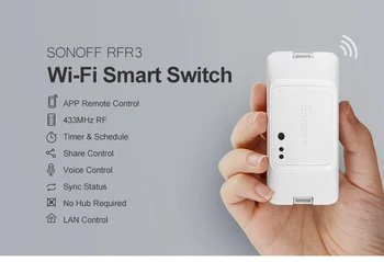 SONOFF RFR3 Smart RF Jungiklis WI-fi 