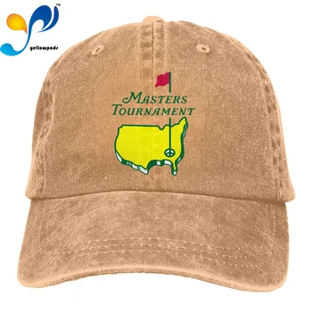 Spausdinti 3D Masters Golfo Turnyro Logotipas Logotipas Lauko Laisvalaikio Beisbolo Kepurės, Reguliuojamas Hip-Hop skrybėlę