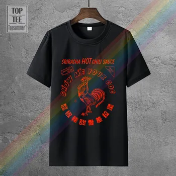 Spausdinti Vasaros Stiliaus Tees Vyrų Harajuku Viršuje, Fitneso Prekės ženklo Drabužių Vyrų Sriracha Hot Chili Padažas T-Shirt