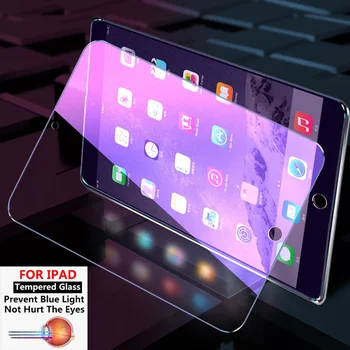 Stabdžių Mėlyna Šviesa Screen Protector For iPad 10.2 10.9 colių Visiškai Padengti Grūdinto Stiklo Oro Mini 2 3 4 5 Pro 11 10.5 9.7 Tabletės Plėvelė