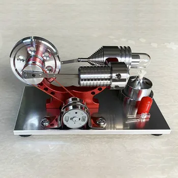 Stirlingo variklio micro variklio garo variklis, generatorius, generatorius, modelis berniukas gimtadienio dovana fizikos eksperimento palūkanų mokymo žaislas