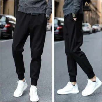 Streetwaar vyrų Multi Pocket Haremo Kelnės hip-hop atsitiktinis vyriškos sportinės kelnės bėgiojimo kelnės mados Harajuku vyriškos kelnės