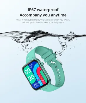 SuiMindTK P15 1.69 colių 2021 Smart Watch Vyrų jutiklinių Fitness Tracker IP67 atsparus vandeniui Smartwatch 