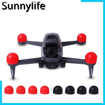 Sunnylife 4Pcs/Set Variklio Apsauginį Dangtelį Silikono Guard Dangtelis Variklio Apsaugos DJI FPV Drone