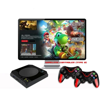 Super Konsolės X Pro 4K HD Retro Žaidimų Konsolę PSP/PS1/DC/N64,Vaizdo Žaidimų Konsolę Su 14000+ Žaidimai,KODI,Parama, 2 Žaidėjai