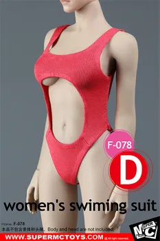 SUPERMCToys F-078 1/6 Masto Moterų drabužiai seksualus Bikini maudymosi kostiumėlį kostiumas 2 stilius tinka 12 cm TBLeague JIAOU phicen veiksmų pav.
