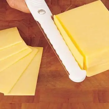Sūrio Sviesto Peilis Skustukas Įrankis su Vielos Storio Sunku, Minkšta Rankena, Plastikinės Žąsų Kepenų Sumažinti Plastiko Sūris