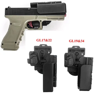 Taktinis Lygmuo 3 Dešinę Ranką Atlikti OWB Ginklą Atveju Glock 17 19 22 34 Juosmens Diržas Pistoletas Dėklas Greito Atleidimo Medžioklės Reikmenys