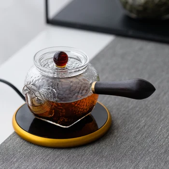 TANGPIN Karščiui atsparaus stiklo kyusu arbatinukas arbatos puodą galss vazonas drinkware 220ml