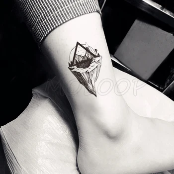 Tatuiruotė Lipdukas pušis Kalėdų augalų juodoji ranka kūno menas Vandens Perdavimo Laikinai Padirbti tatto 