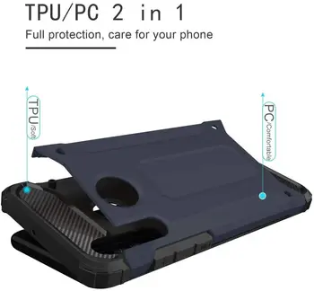 Telefoną Atveju Huawei 30 Lite Patikima Apsaugos Reikmenys atsparus smūgiams Hybrid Dual Layer Dizainas Sunku TPU Huwai P30lite P 30 Vyrų
