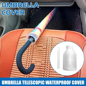 Telescopic Drip-proof Umbrella Cover PVC Transparent Umbrella Cover Coat AC889
