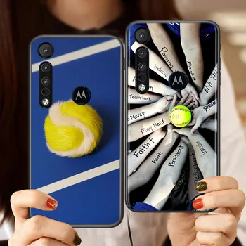 Teniso Kamuoliukas Sporto Motorola G8 G9 G Stylus Galios Vieną Sintezės Hyper Krašto E7 E6 5G Plius Žaisti Lite Telefono dėklas