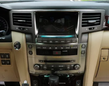 Tesla Ekranas Android 9.0 4+128G Už Lexus LX570 2007-GPS Navigacijos Auto Stereo Radijo Grotuvas Diktofonas Galvos Vienetas DSP Carplay