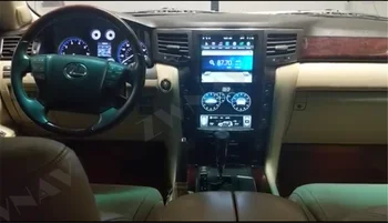 Tesla Ekranas Android 9.0 4+128G Už Lexus LX570 2007-GPS Navigacijos Auto Stereo Radijo Grotuvas Diktofonas Galvos Vienetas DSP Carplay