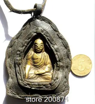 TNL530 Tibeto Buda Rulai didelis amuletai Padengti Karvės Odos karoliai Pakabukas Didmeninė Tibeto Brangakmenis