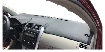 Toyota Corolla 2007~2013 m., PU Odos Anti-slip Automobilio prietaisų Skydelio Dangtelį, Mat Saulė Pavėsyje Mygtukai Prietaisų Skydelis Kilimai Priedai
