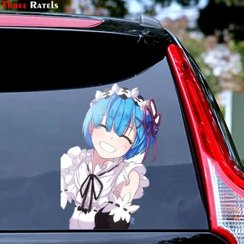 Trys Ratels FC711 rem vėl nulis anime mergina, automobilių apdailos nešiojamojo kompiuterio Lipdukai lipdukas