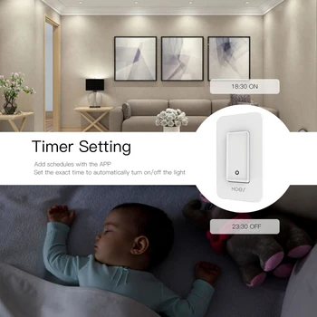 Tuya WiFi Smart Mygtukas Jungiklis Nėra Neutralus Laidas Vieną Polių Ne Kondensatorius Reikia Protingo Gyvenimo App 
