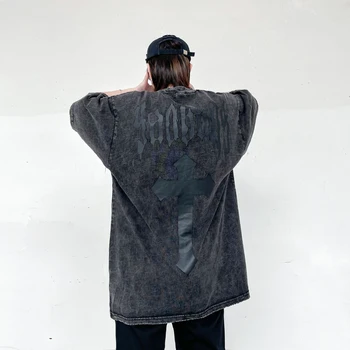 UNCLEDONJM Geriausias pardavėjas harajuku Hip-Hop gotikos vintage marškinėliai Negabaritinių Tees Pora Viršūnių 2021 M. Vasaros vyrų drabužiai U7002