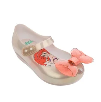 Undinė nauja vaikų batai vasaros vaikų sandalai princesė lankas baby pienelis batai minkštas vienintelis vieną batai mielas ir gražus