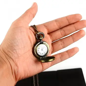 Unisex Retro Vintage Steampunk Kvarco Kišenėje Žiūrėti Karoliai Drožyba Pakabukas Grandinės Kišenėje Žiūrėti Moterų, Vyrų, Laikrodis карманные часы