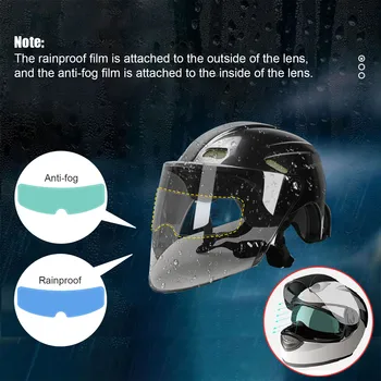 Universal Helmet Clear Anti-Fog Patch Film Motorcycle Helmet Lens Fog Resistant Films for Helmets