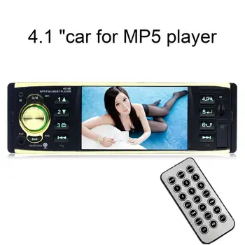 Universalus Automobilinis MP5 Grotuvas Bluetooth Vairas Kontrolės 4.1 colių Garsas Stereofoninis Radijas Auto Multimedias Žaidėjas 4019B
