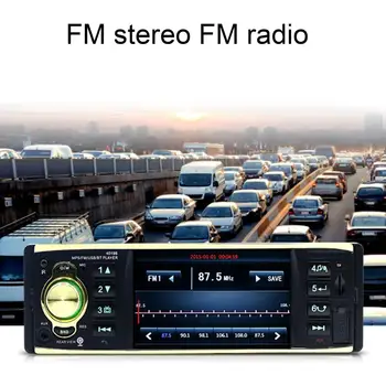 Universalus Automobilinis MP5 Grotuvas Bluetooth Vairas Kontrolės 4.1 colių Garsas Stereofoninis Radijas Auto Multimedias Žaidėjas 4019B