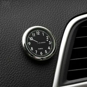 Universalus Automobilių Laikrodis Klijuoti Ant Elektroninių Žiūrėti Prietaisų skydelį SUV Automobilių Apdailos Noctilucent S1F9