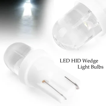 Universalus Automobilių Priedai, Apšvietimas, T10 W5W 168 194 1 LED didelio intensyvumo išlydžio Šviesos Lempos Lemputes Dome Licenciją Plokštelės Balta