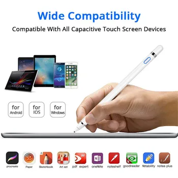 Universalus Jutiklinio Ekrano Rašikliu, Capacitive Stylus for Apple iPad Tabletę Smart Pen Stylus Pieštuku Telefonas, Touch Pen IOS/Android Sistema