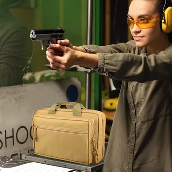 Universalus Taktinis pistoletas Pistoletas Maišelį su Žurnalo Dėklas Dėklas Paminkštintas Pistoletas Turėtojas Atveju Nešiojamų Lauko Medžioklės EDC Saugojimo Krepšys