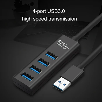 USB 2.0 USB 3.0 HUB HUB Multi USB Skirstytuvo Expander Kelis USB 3 Gyv Įjungimo / Išjungimo Jungikliai, Ac Adapteris, Splitter Cable Kompiuteriui Laptopo