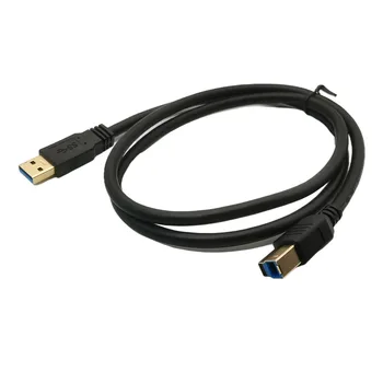 USB 3.0 Cable Type A Male-B Male Kabelis super Greitis Sinchronizuoti Duomenis Spausdinti Laidas 2.5 3.5 Colių HDD/SSD Kietąjį Diską 0.3 M, 0,6 M, 1M 2M
