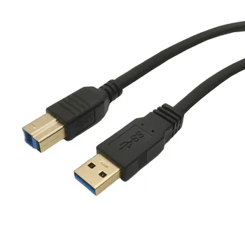 USB 3.0 Cable Type A Male-B Male Kabelis super Greitis Sinchronizuoti Duomenis Spausdinti Laidas 2.5 3.5 Colių HDD/SSD Kietąjį Diską 0.3 M, 0,6 M, 1M 2M