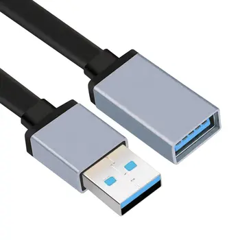 USB 3.0 Pratęsimo Kabelis 1m USB Extender USB3.0 Rūšis, Vyrų ir Moterų Duomenų Perdavimo Sinchronizavimo Trosai Kodas Kompiuterio Kabelio Adapteris
